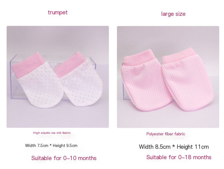 Adjustable Anti-Scratch Baby Gloves