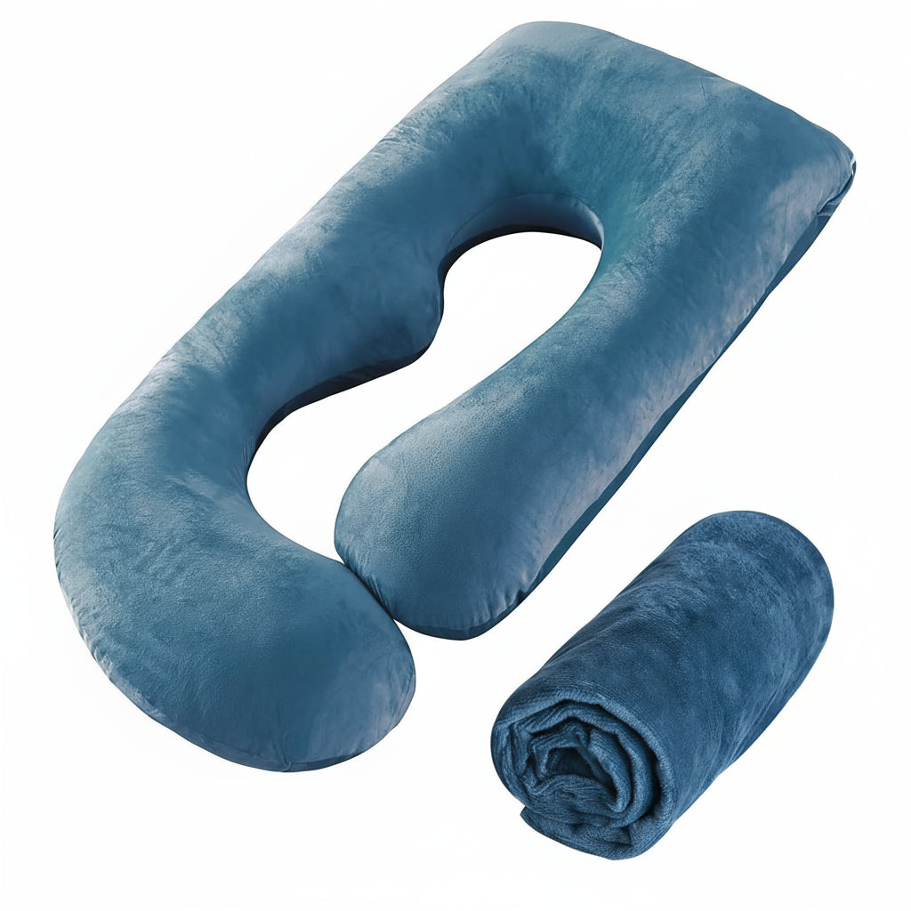 J-Shaped Pregnancy Pillow