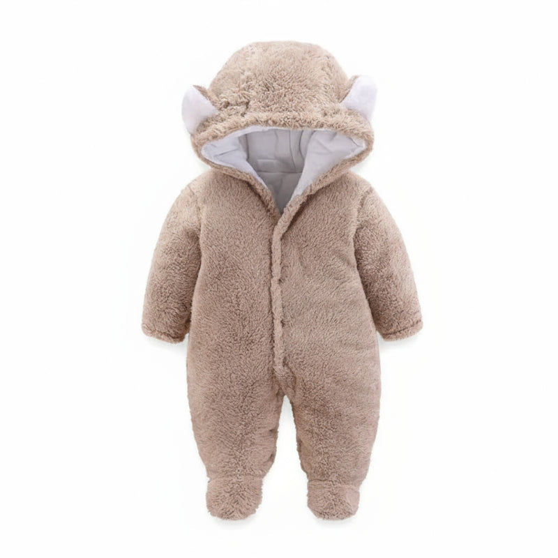 Cozy Newborn Fleece Romper