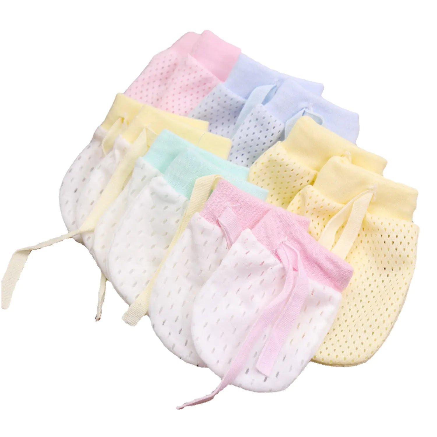 Adjustable Anti-Scratch Baby Gloves