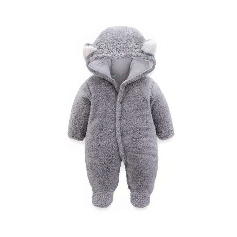 Cozy Newborn Fleece Romper