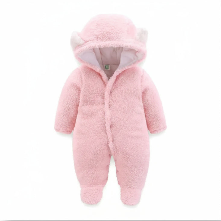Cozy Newborn Fleece Romper