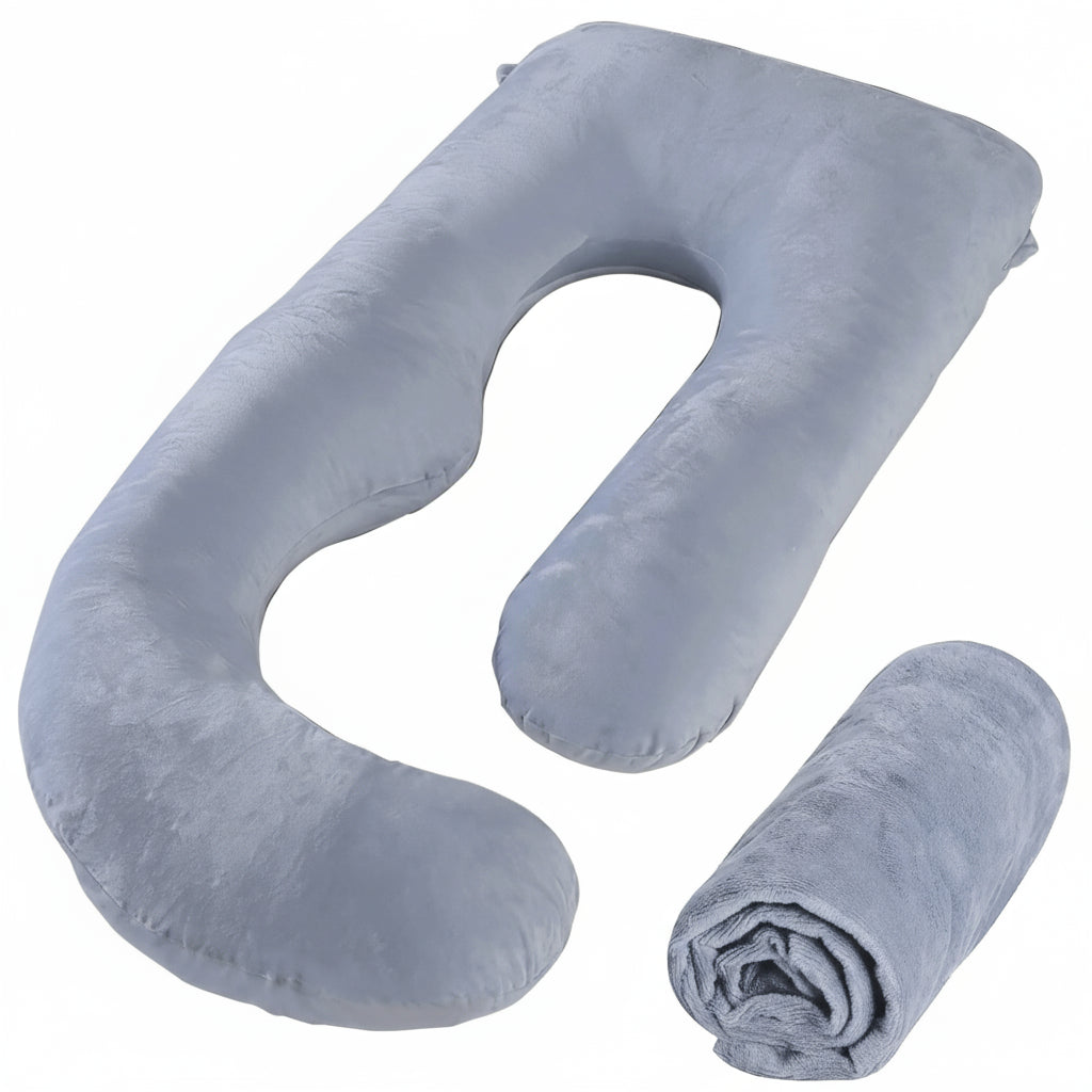J-Shaped Pregnancy Pillow
