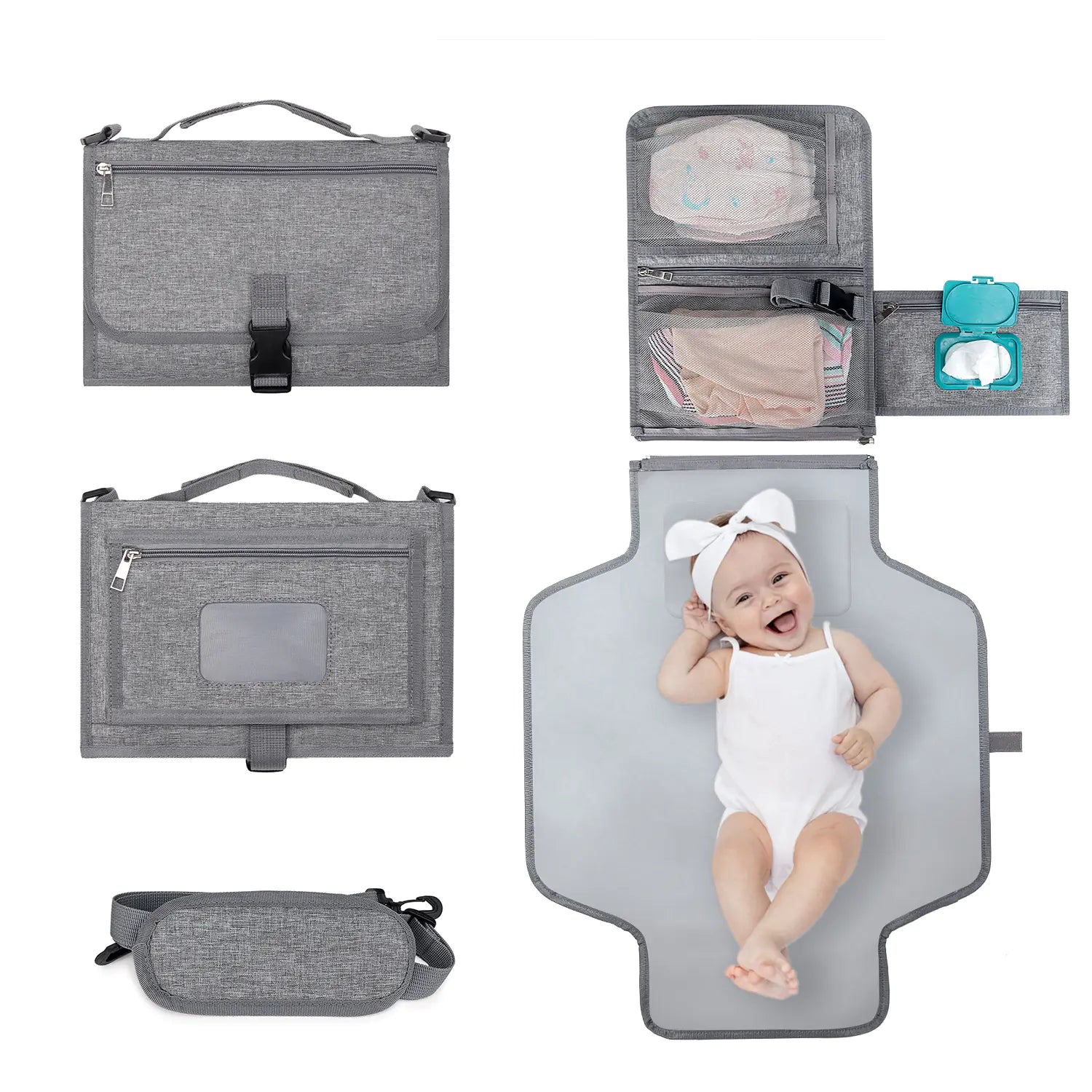 Portable Waterproof Folding Baby Diaper Pad