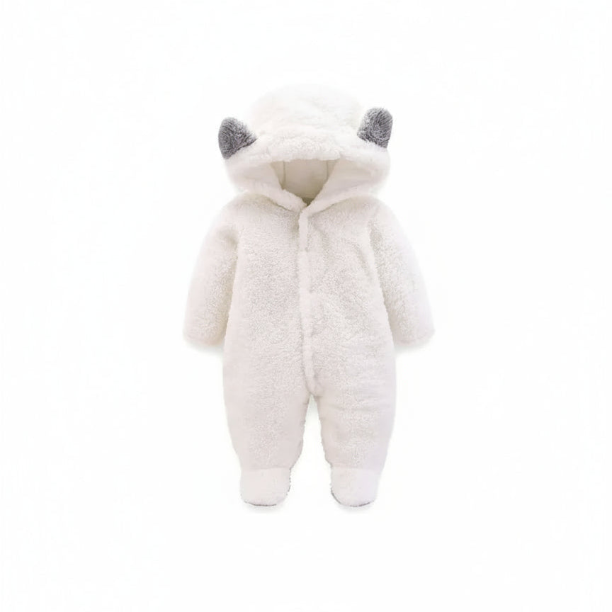 Cozy Newborn Fleece Romper
